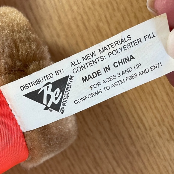 Nascar Ricky Craven Number 32 Racing Advertising Plush Bear Tide Downy 15” Rare! - Picture 8 of 11